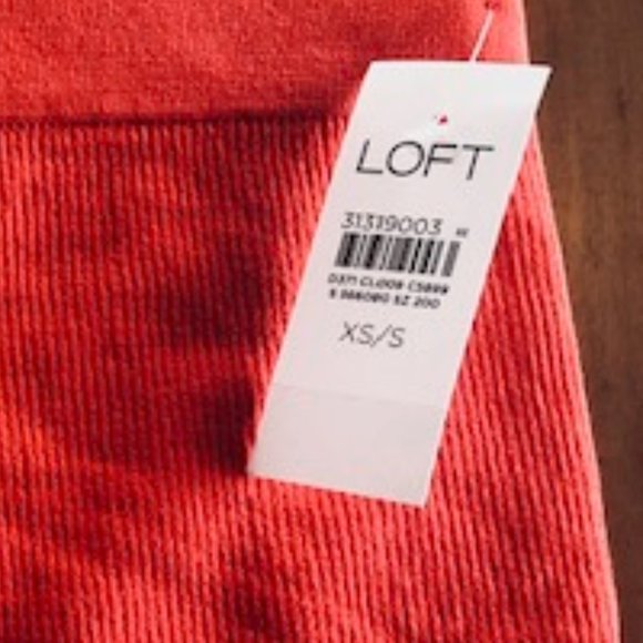 LOFT Daydream Bandeau Bralette in Bright‎ Cherry. Size XS/S - NWT - Picture 5 of 5